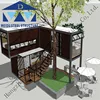 Galvanized steel prefabricated container house design