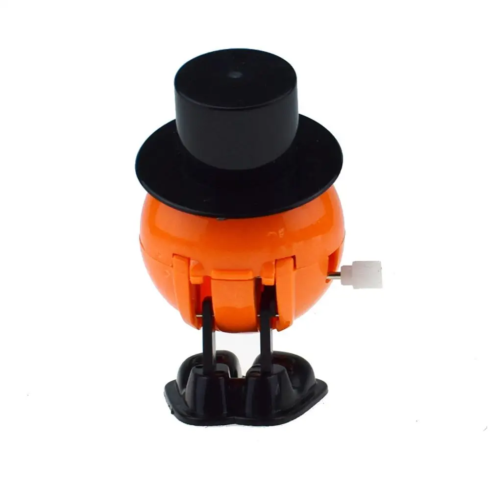 LGW165 Wholesale Pumpkin Hat Jumping Toys Halloween Plastic Wind Up Toys Promotion Gifts