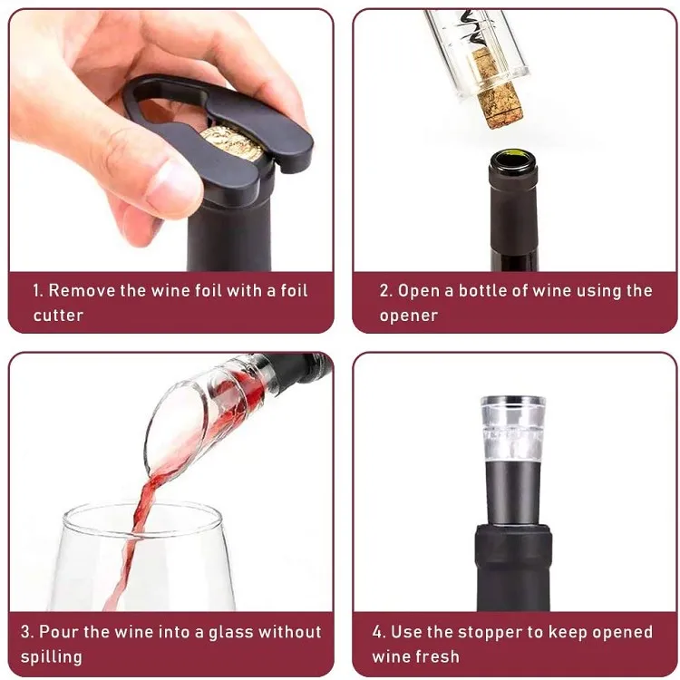 Trending Gift 2021 Newest Electronic Gadget One Button Electric Wine 