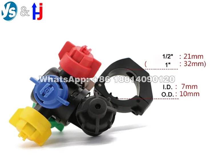 Ys 5head Multiple Nozzle Body For Wet Booms,Dry Boom Nozzle Bodies