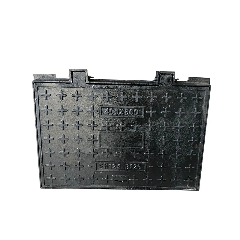 黑色球墨铸铁井盖用于下水道和排水和花园 - buy 球墨铸铁长方形井盖