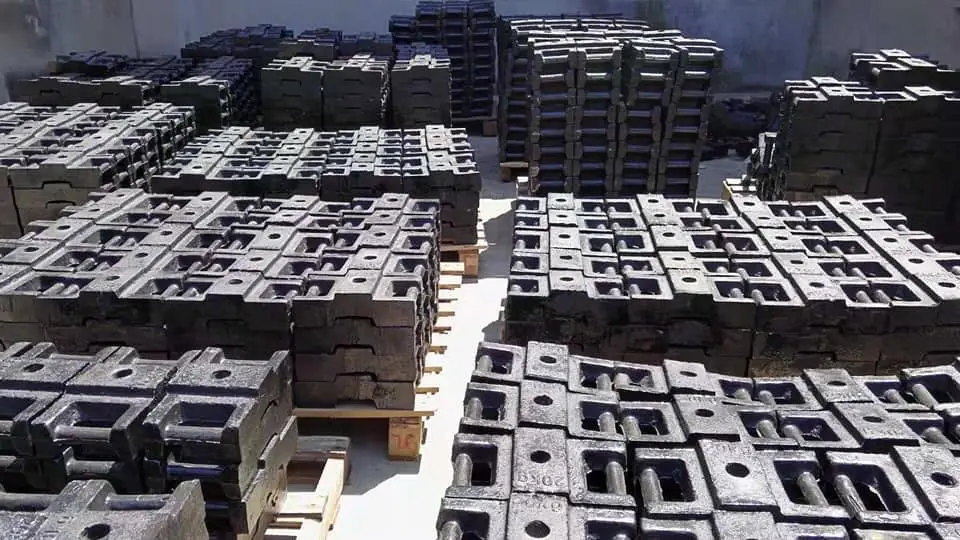 Iron counter weight