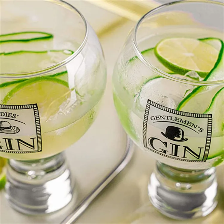 Short Stem Thick Base Bubble Ladies' Gin Glass Buy Gin Glass,Ladies