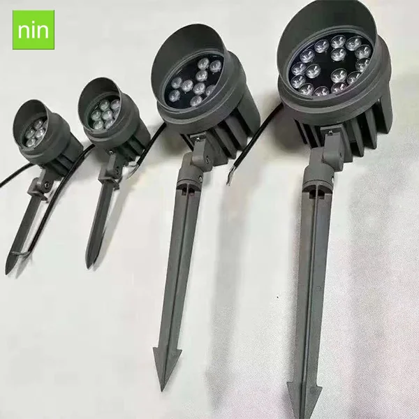 Ip65 18w 9*2w Garden Spike Light Led Spot Light With Inground Spike Or ...