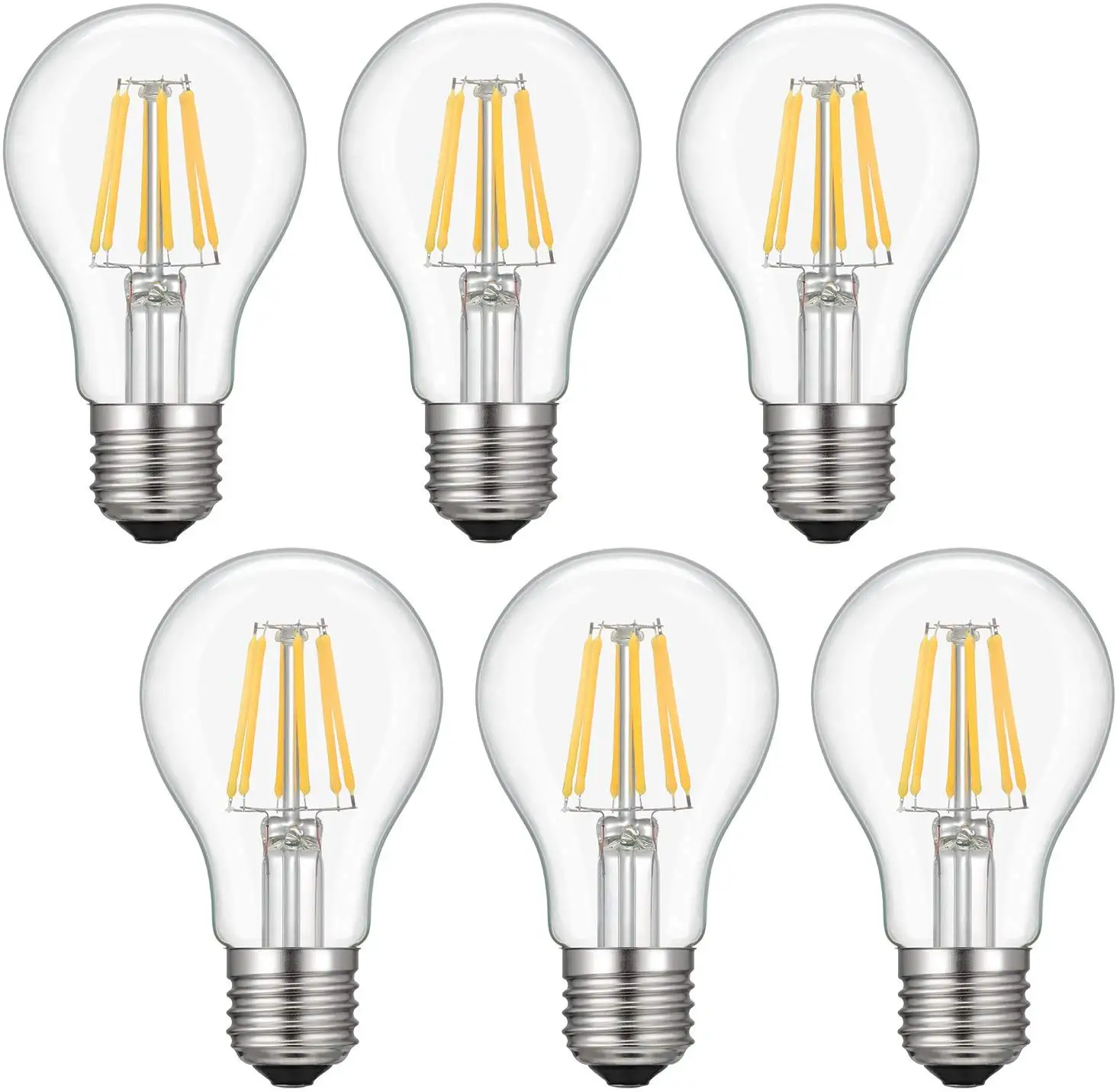 LED Light Source High Lumen Edison Vintage Lightingw 4W 6W 8W 10W E27 LED Filament Bulb A60 A19 ST64 G80 LED Lamp