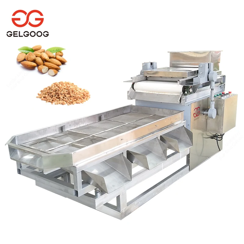 Automatic Industrial Nut Chopper Almond Cashew Nut Cutting Machine ...