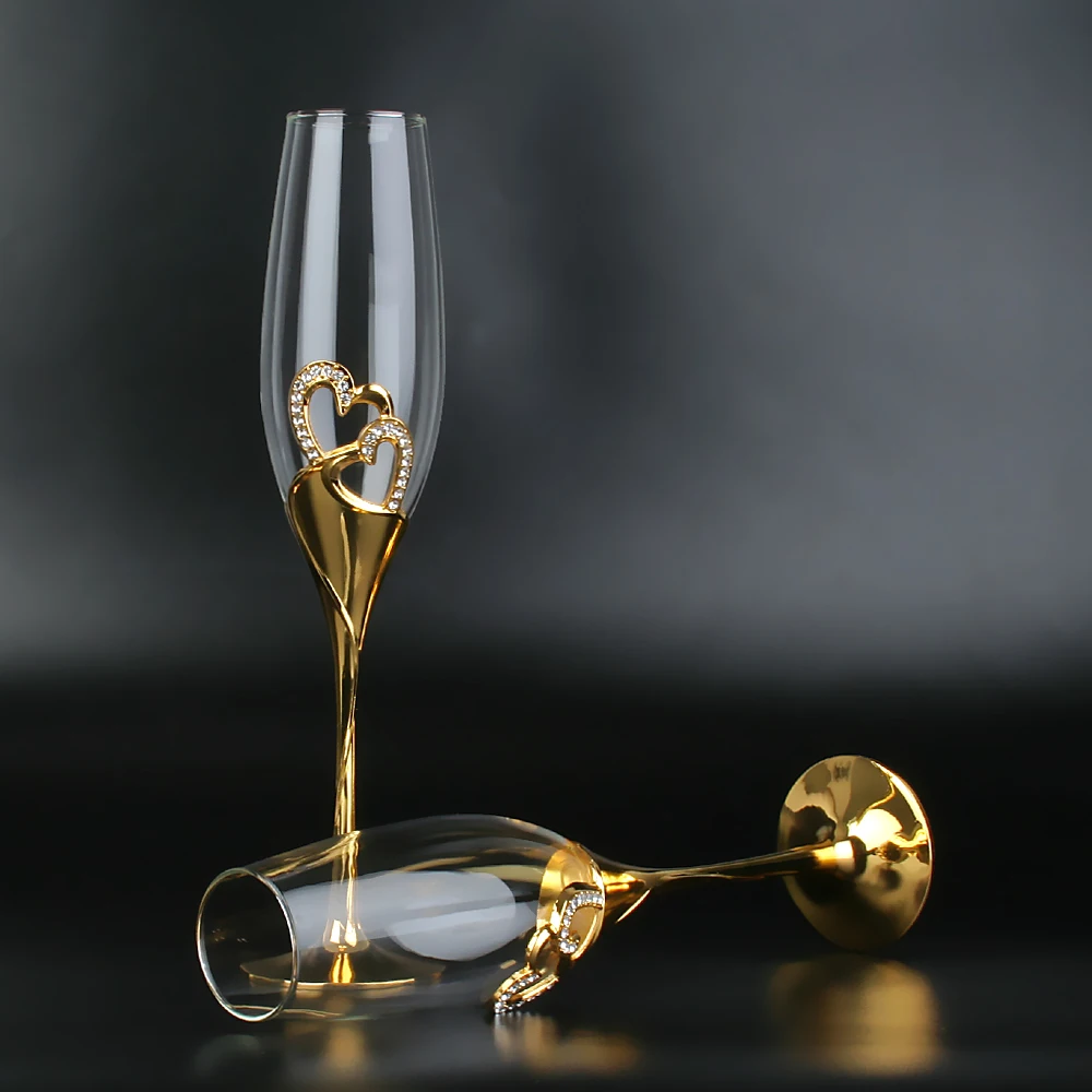 Stocked,Ecofriendly Feature And Champagne Flutes,Long Stem Candle