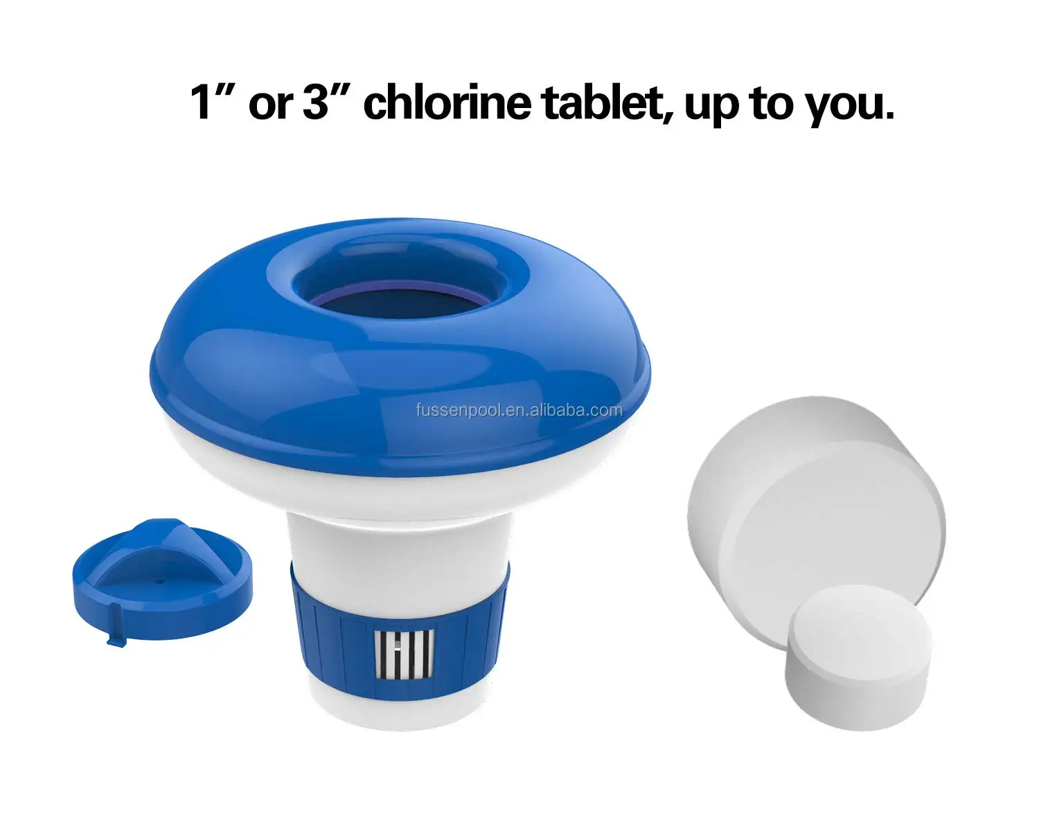 5-inch Floating Chlorine Dispenser, Large Capacity Adjustable Release Tablet Floater for Indoor & Outdoor Swimming Pool SPA