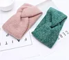 Fancy Soft Wide Knotted Elastic Plain Crochet Headband for Women