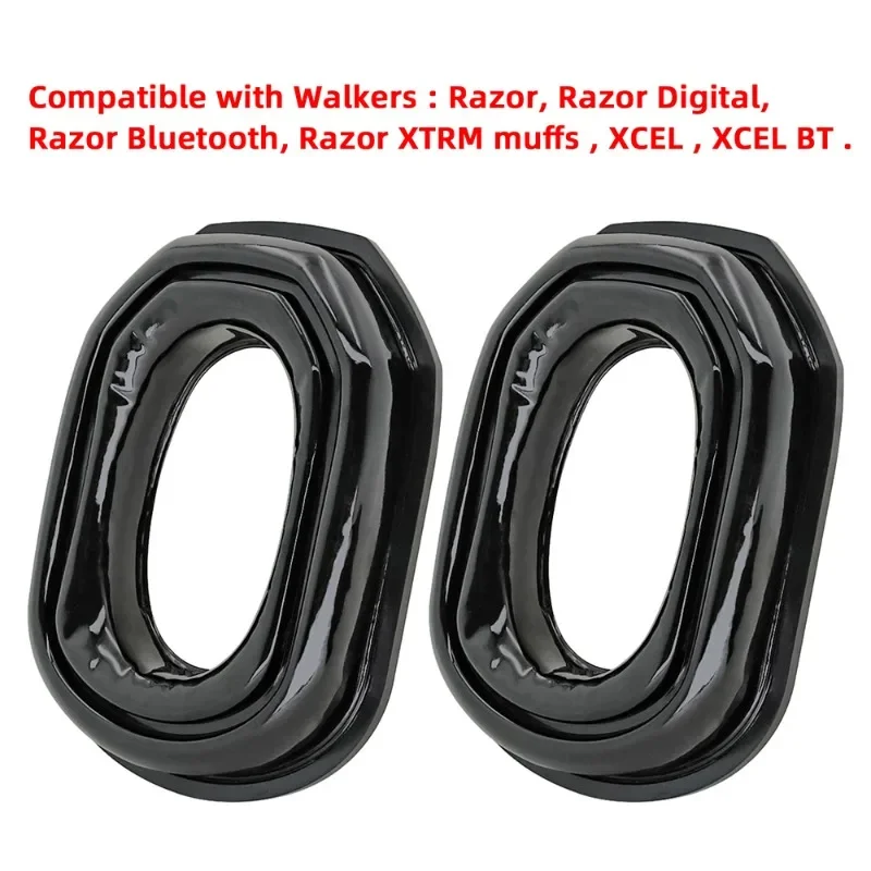 Tactical Headset Silicone Earpads Compatible With Walker Razor Xcel