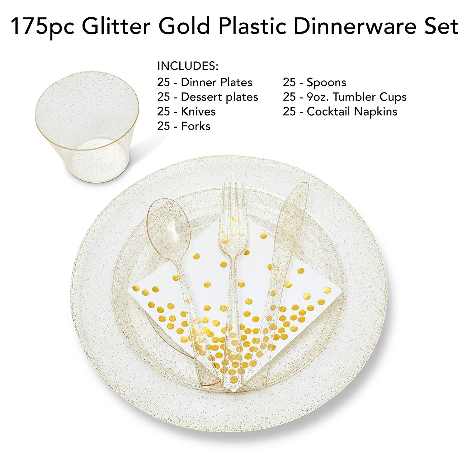Silver Glitter Disposable Plates Made Of Hard Plastic Bpa Free