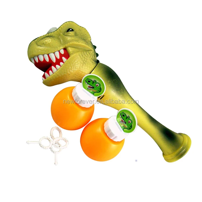 light up dinosaur bubble wand