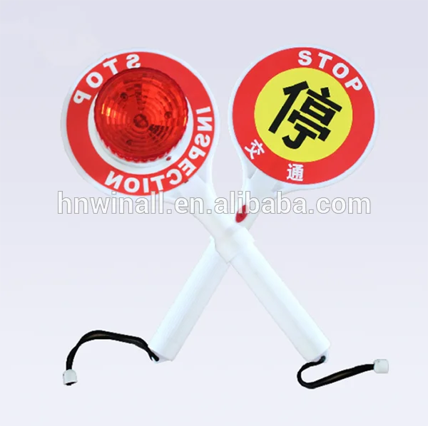 Traffic Safety Signs Handheld Led Flashing Stop Sign Led Stop Go ...