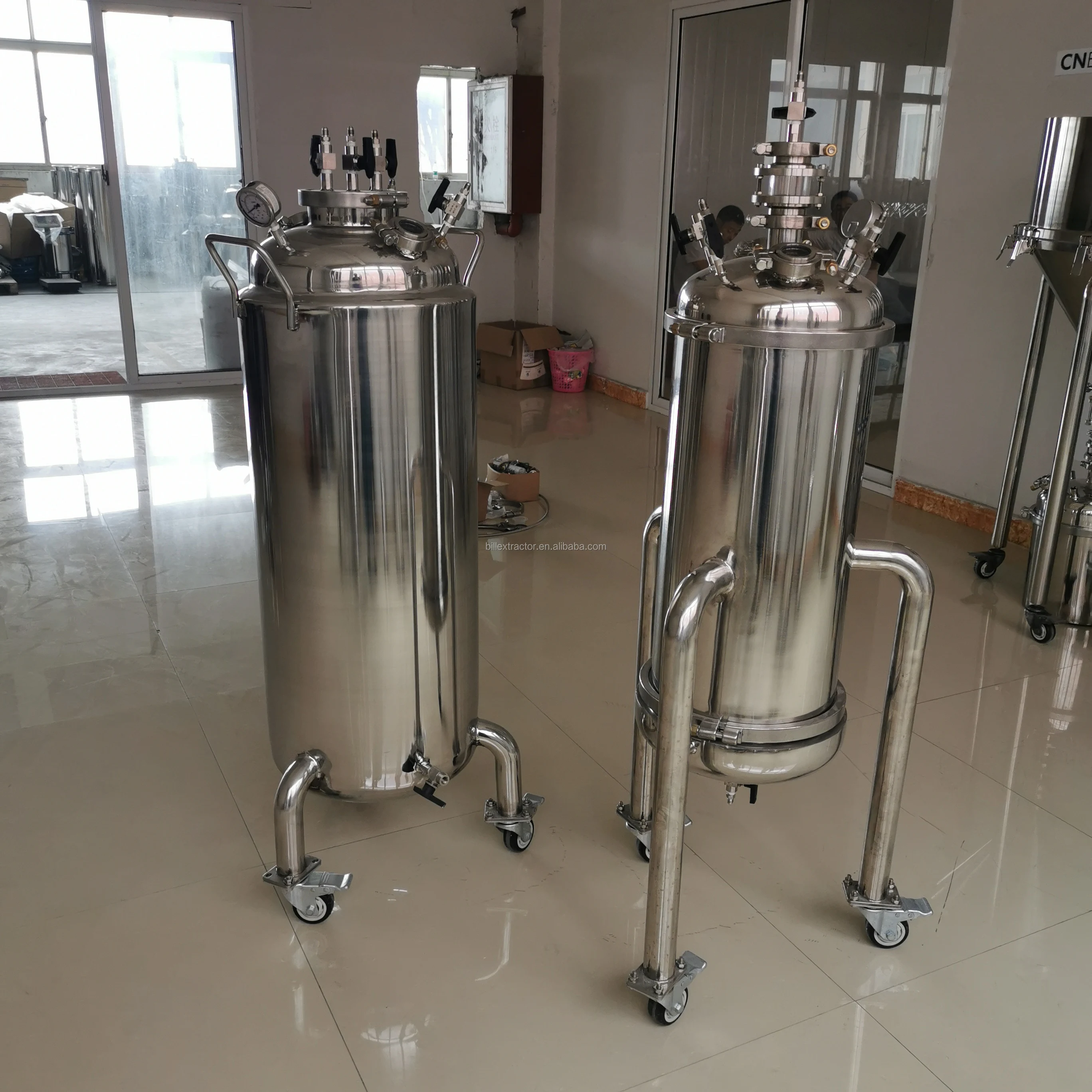 Bho Extractor 50lbs Jacketed Collection Tank With Collection Pod - Buy ...