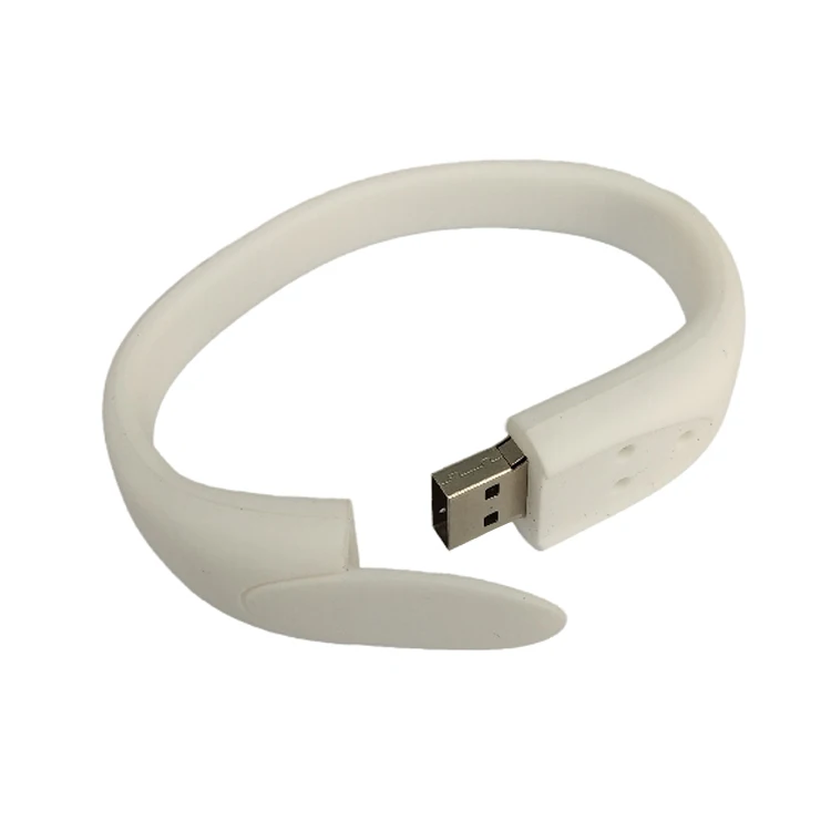 Custom Logo Silicone Bracelet Memory Stick Usb Bracelet 2.0 64GB 32GB 16GB 4GB 2GB 8GB Flash Drive Pen Drive - ANKUX.COM