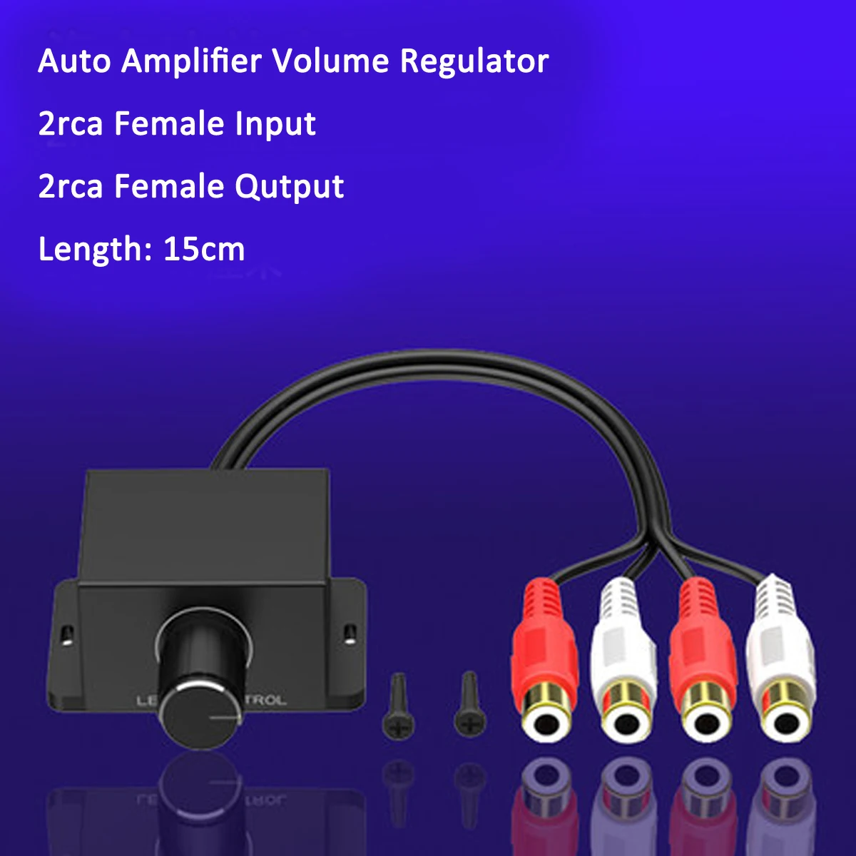 Universal Car Bass Rac Level Control For Amplifier Power Level Stereo