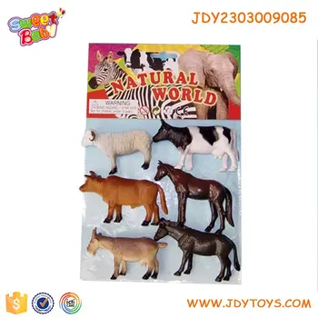 plastic farm animal set
