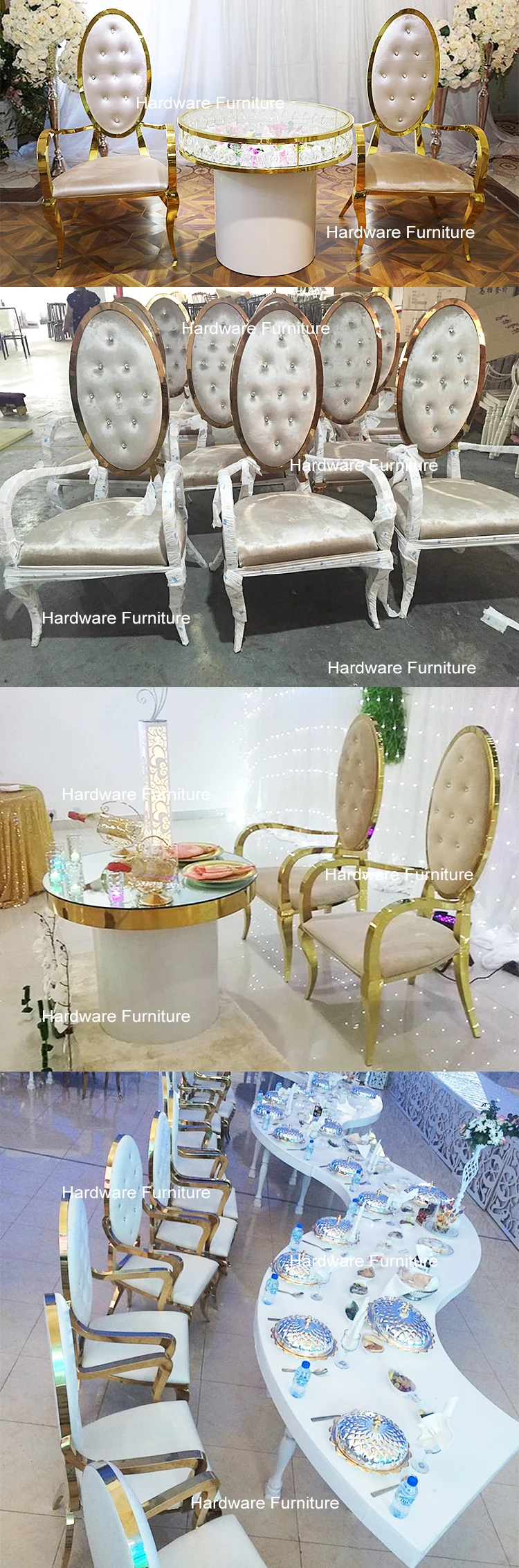 Wholesale Luxury Wedding Furniture Throne King And Queen Chairs For