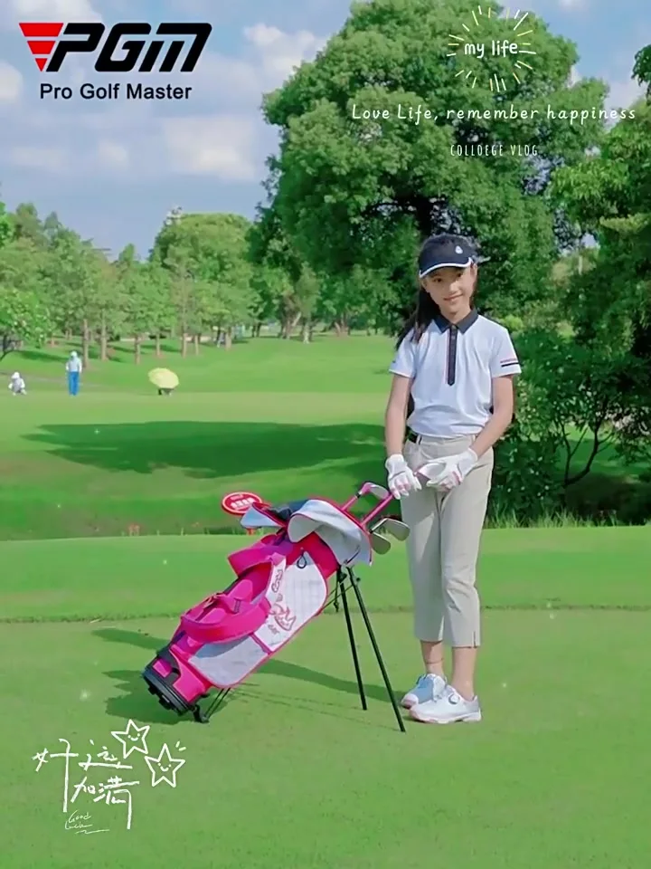 PGM JRTG007 Right-Handed Complete Junior Golf Club Set for Kids