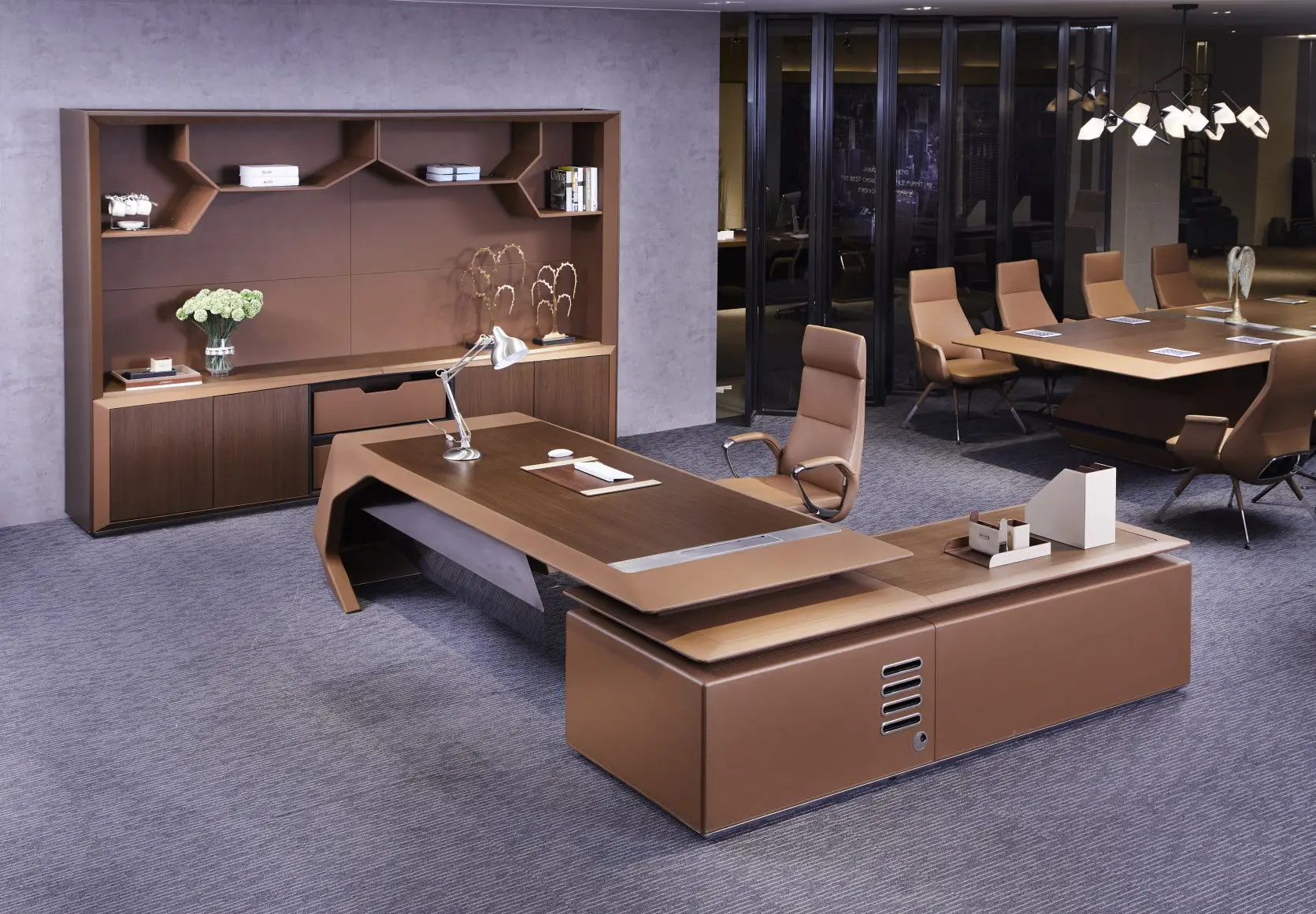 Luxury Office Furniture File H02b Bookcase Foshan