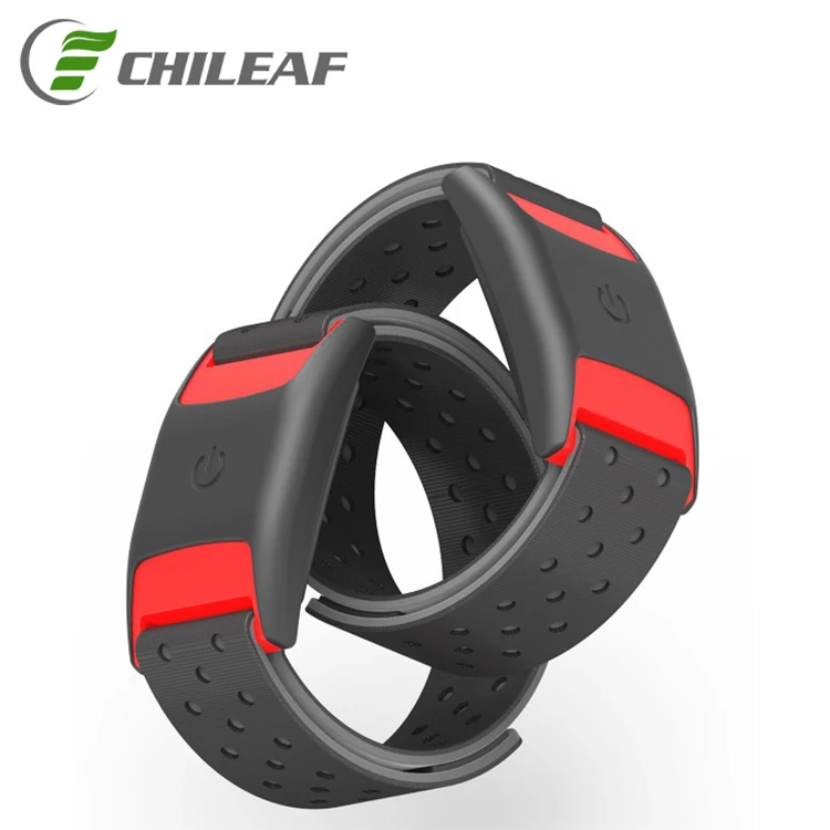 CHILEAF Bluetooth Smart Arm Band   Heart Rate Monitor Armband with Led Lights