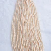 6-7(19)LLF2244(6-7mm) wholesale freshwater pearl near circle with white colors fashion Semi finished string in stock
