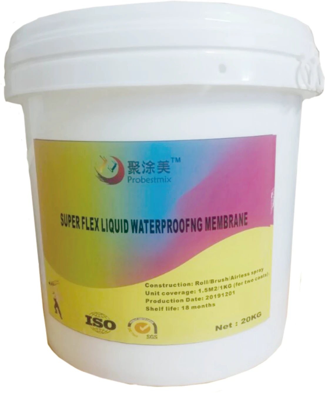 Bitumen Modified Rubber Paint For Roof and Basement