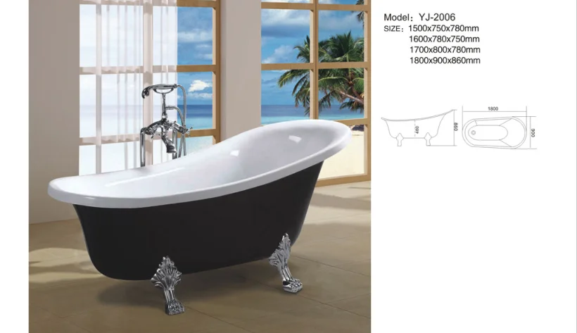 YJ2006 Classic freestanding  bath tub