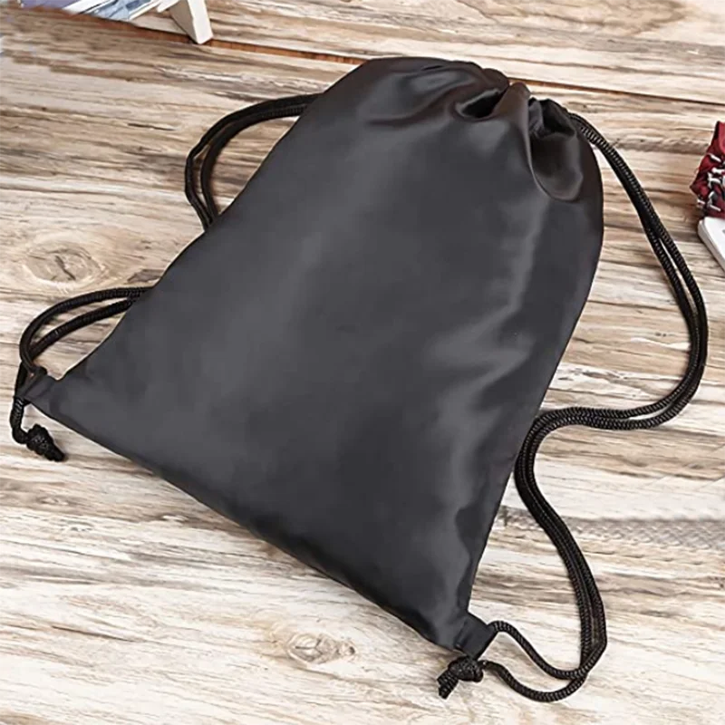 product-mochilas Best price Interesting Durable in use string bagE-co friendly black drawstring bag 