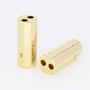 Gold Plated Speaker Cable Audio Cable Wire Pants Boots Y splitter 1 to 2 Cable Pants