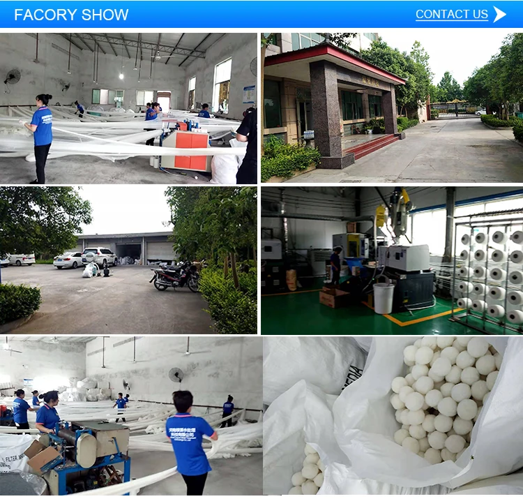 SGS/CE/AMZ/ISO9001 Passed Factory Fiber Ball Filter Media Filter Balls For Industry/Rain/River Water Treatment