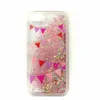 Pink Flags Glitter Quicksand For Iphone XR XS Mobile Cell Phone Shell Cases Back Cover