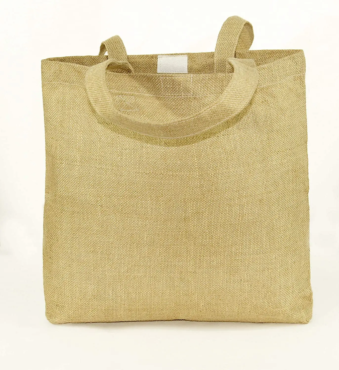 高品质定制印花粗麻布环保可重复使用的购物黄麻手提袋