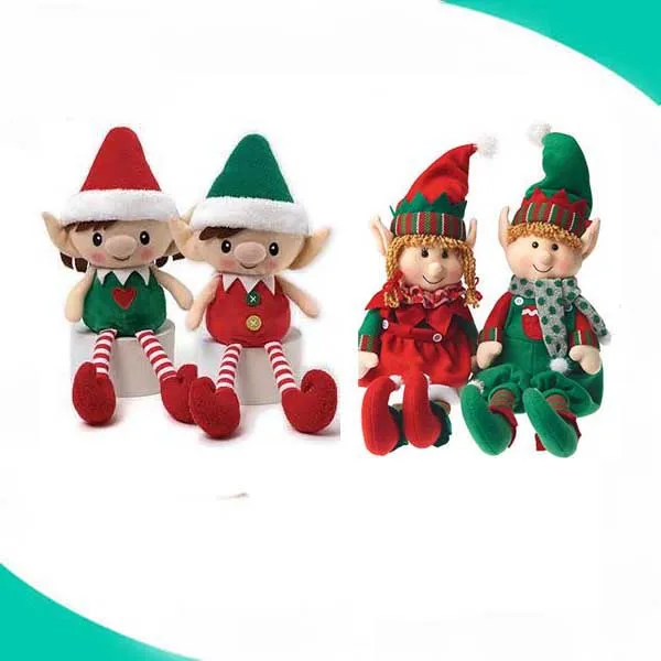 christmas house plush elves