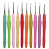 Popular 10 Pieces Steel Crochet Hook Set Thread Crochet Lace Hooks Perfect for Arthritic Hands