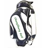 2019 New OEM PU leather golf caddy bag with top divider handle