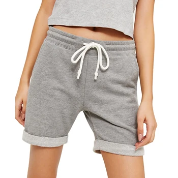 grey sweatpant shorts womens