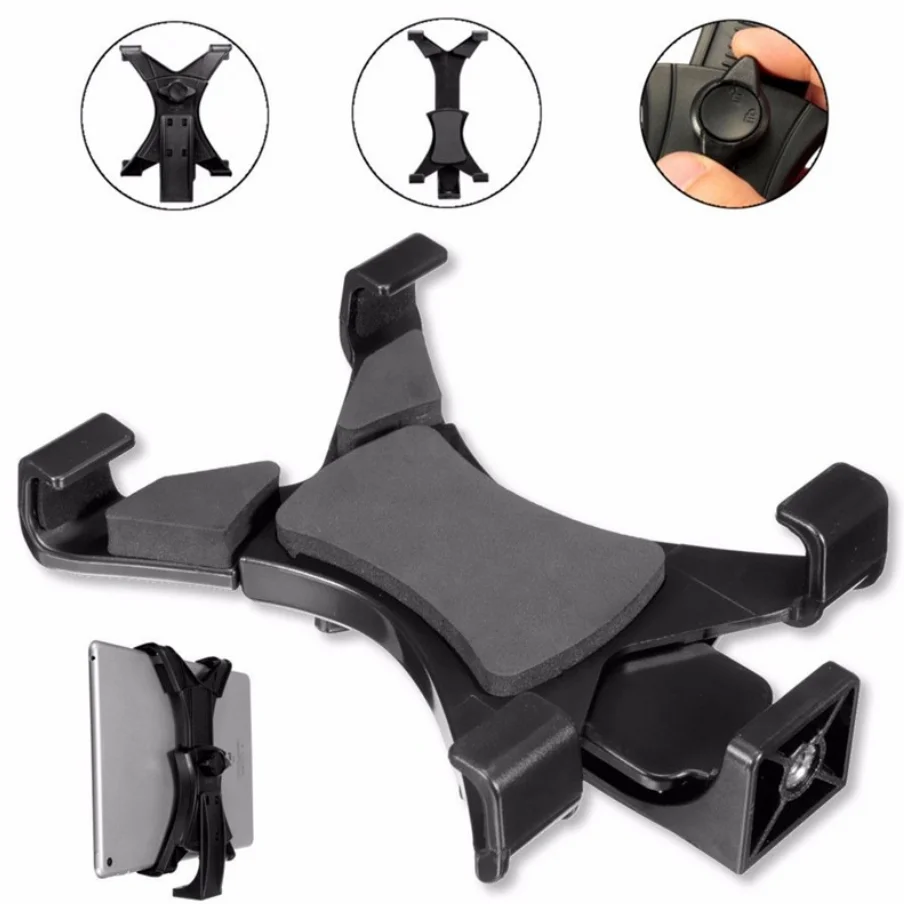 2020 Hot Universal Tablet Tripod Mount Clamp Adapter Holder for iPad 2/3/4/Air/Air2 /mini Bracket Clamp 1/4&quot; Thread