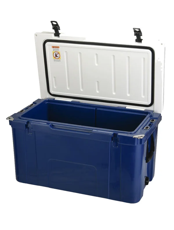 Durable 78 Liter Rolling Corona Style Plastic Trolley Beer Cooler Box