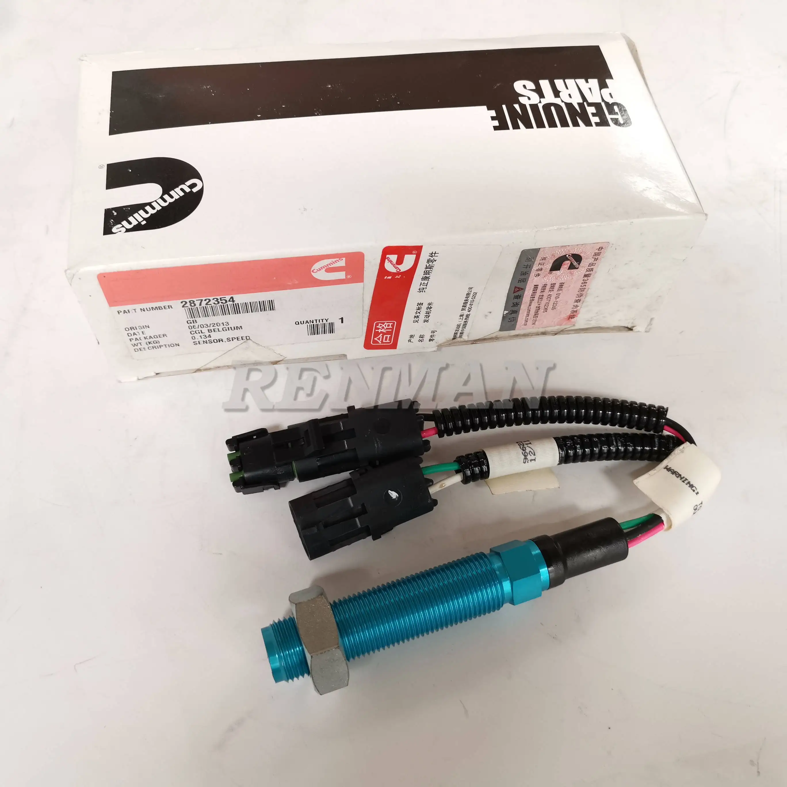 Cummins Ism11 Qsm11 Engine Flywheel Speed Sensor 2872354 3079604