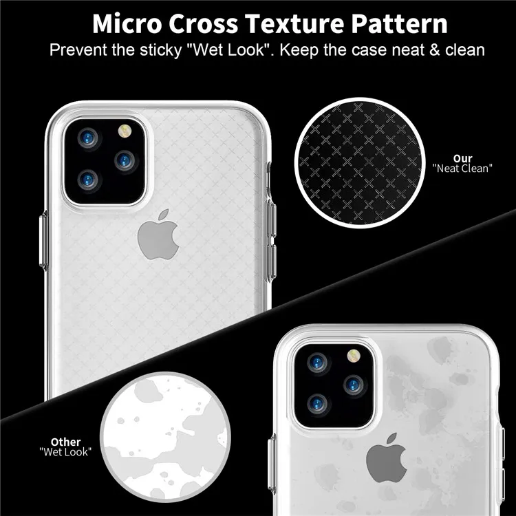For iphone 11 Pro case Clear Luxury Crystal TPU Transparent Premium Phone Case