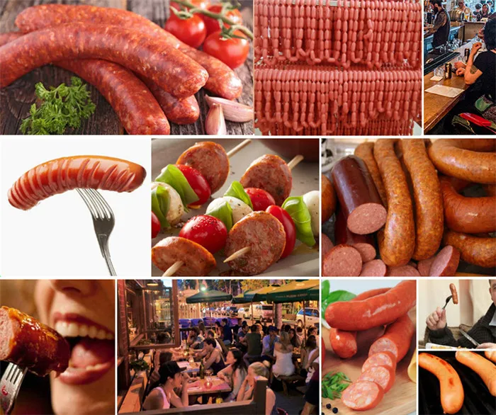 Line Of Production Sausage Sausage Automatic Sausage Filling And Twisting Machine