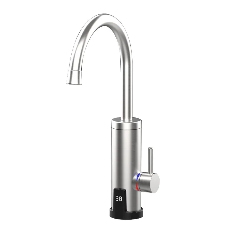 Kitchen Instant Heater Hot Water Tap Electric Faucet With Temperature Regulator