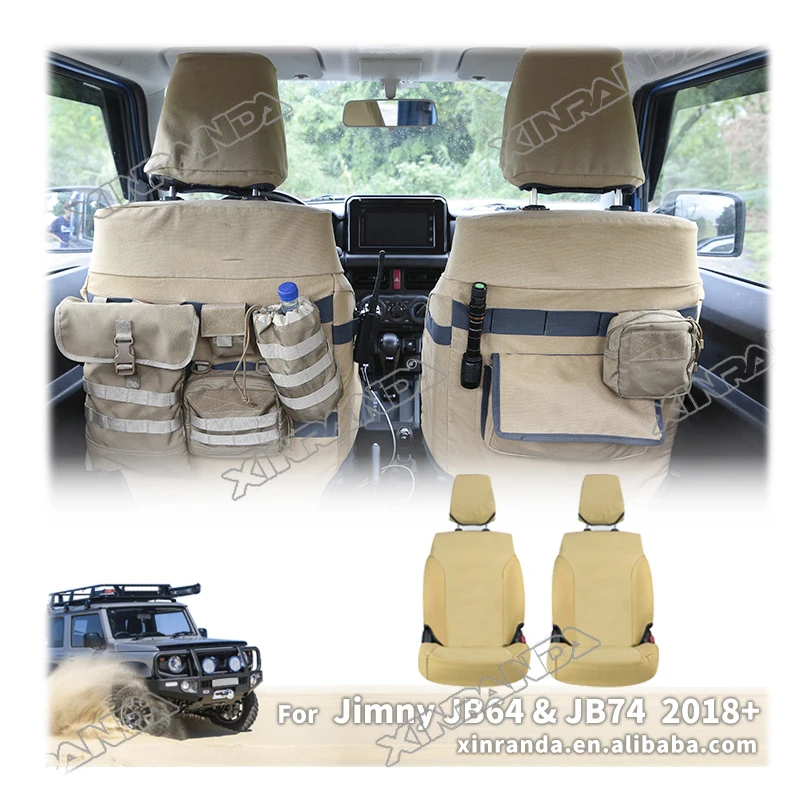 Gen4 Jimny Jb74 Accessories Canvas Car Seat Covers Set For Suzuki Jimny
