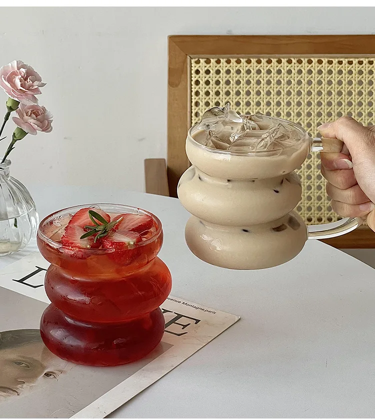 product unique classic design borosilicate glass cup with handle for tea and coffee milk beverages-2