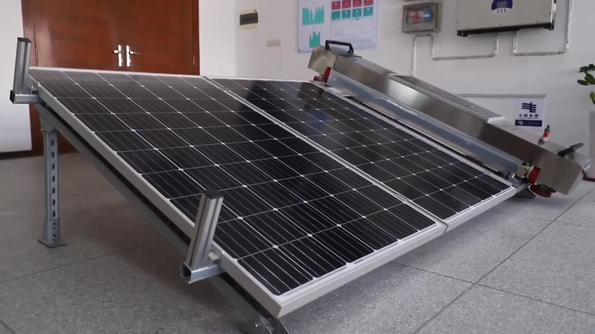 solar panel washing machine