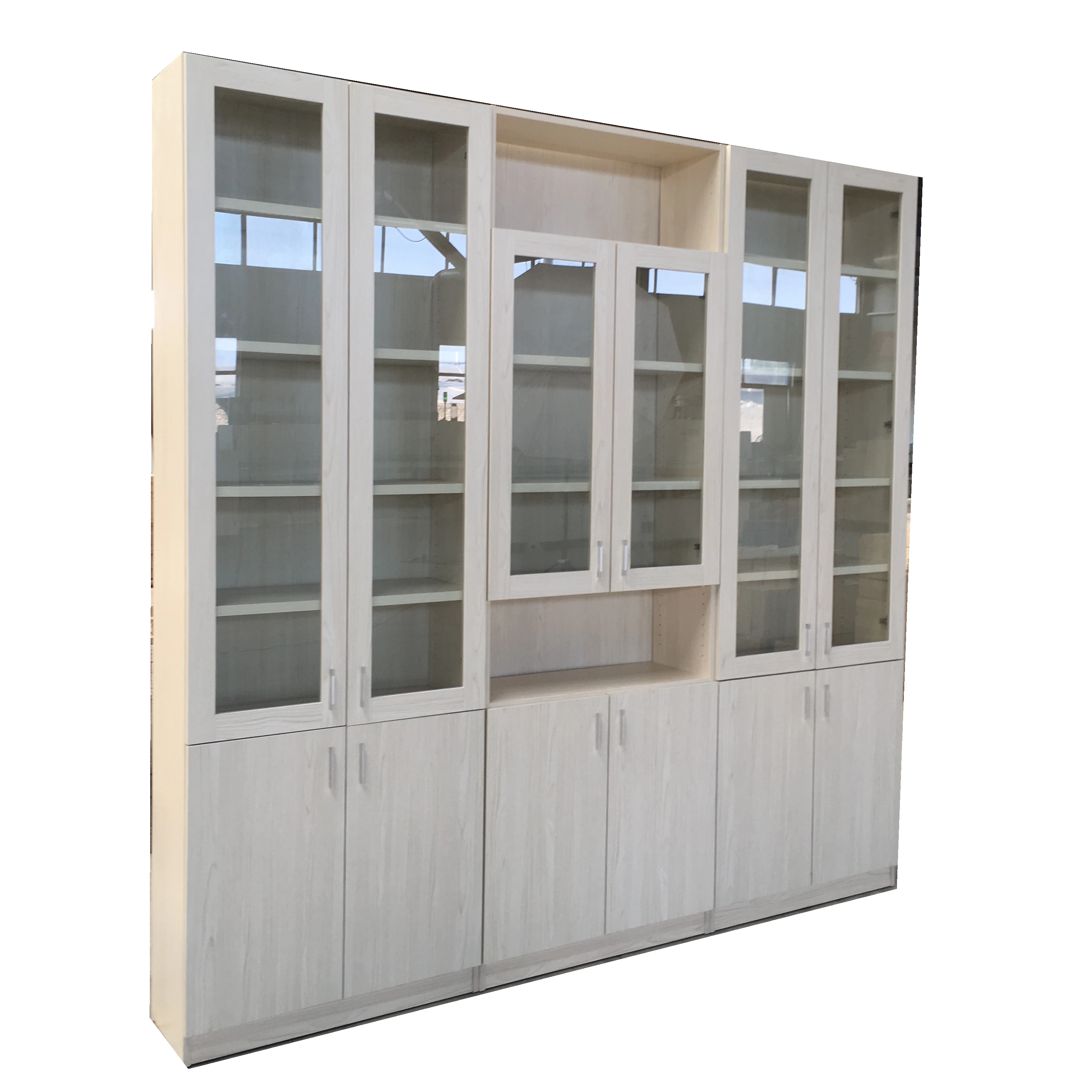 Cream Color Bookcase With Glass Door Buy Bookcase Bookcase With