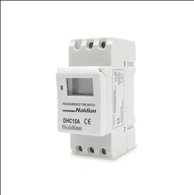 Naidian Good Quality Ahc15a Week Programmable Time Switch 220v Lcd