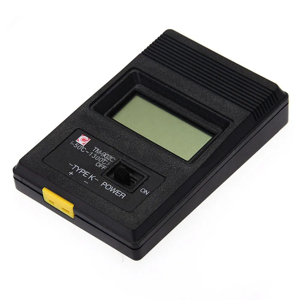 TM902C Digital LCD Thermometer Temperature Reader Meter Sensor K Type Probe 