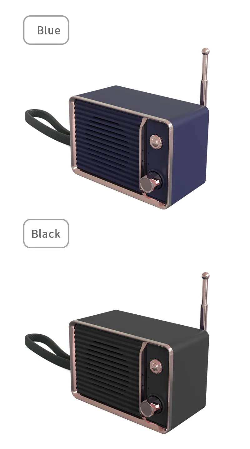 High quality 2019 OEM Portable Rechargeable Wireless Mini Retro Bluetooth Speaker - ANKUX.COM